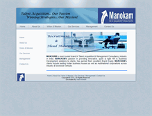Tablet Screenshot of manokam.com
